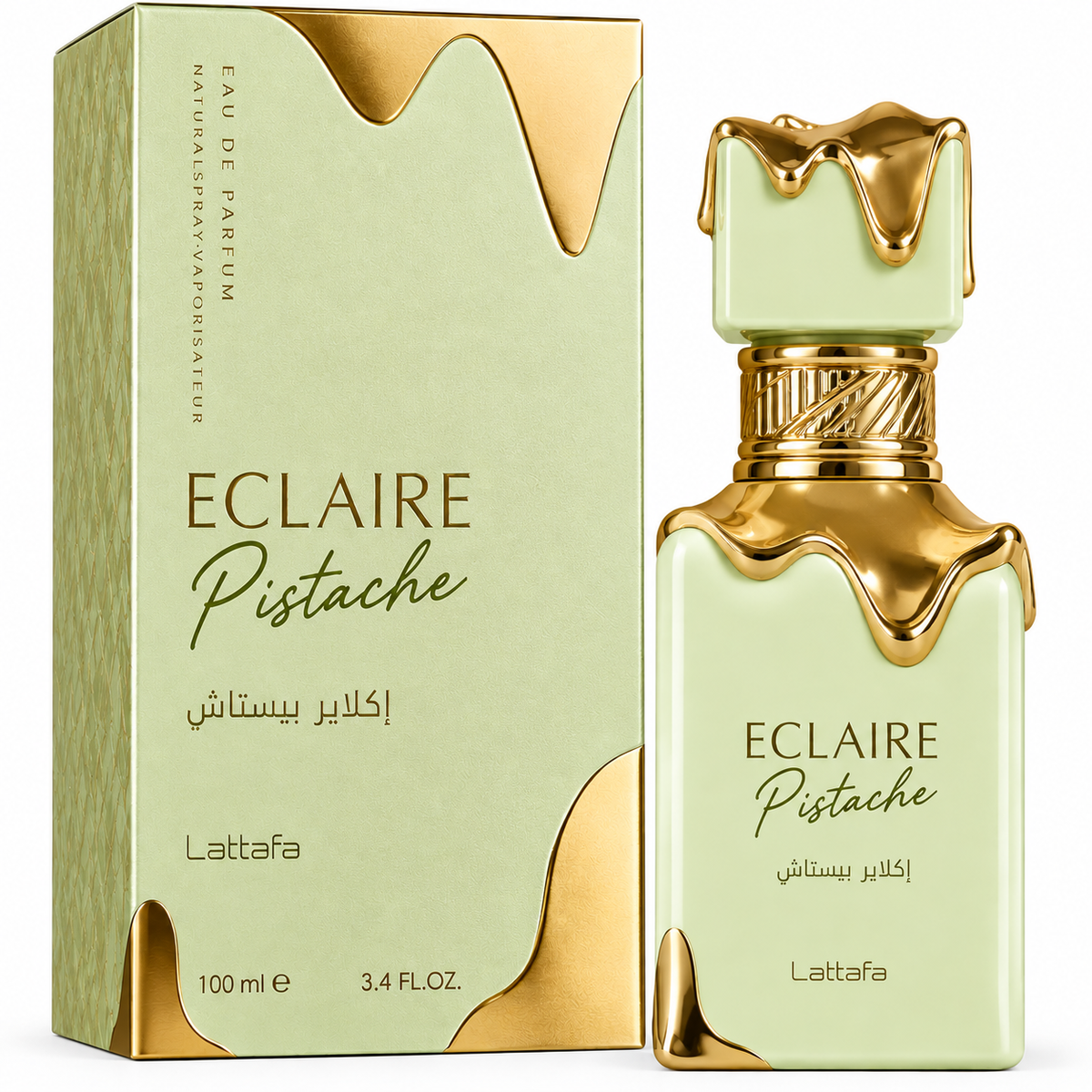 Lattafa Eclaire Pistache Eau de Parfum Spray 100 mL / 3.4 oz